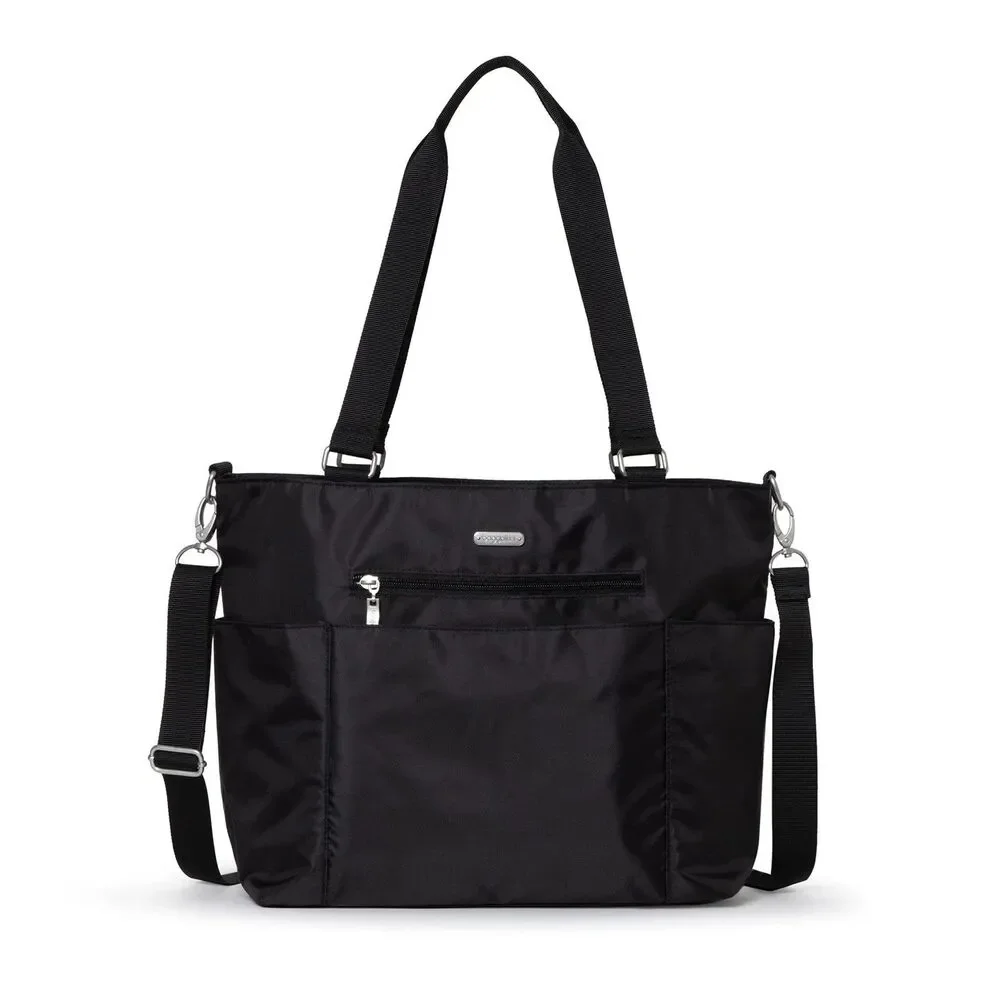 Baggallini Essential Laptop Tote Work Tote Bag with Laptop Sleeve Lightweigt
